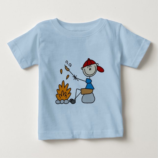 Camper Roasting Hot Dogs Tshirts and Gifts (Front)