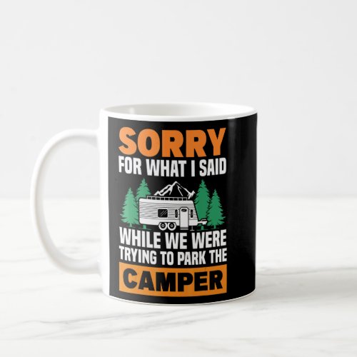 Camper Rv Camping Adventure Traveling Hiking Outdo Coffee Mug