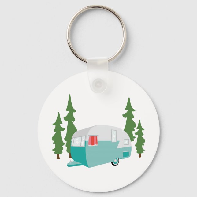 Camper Scene Keychain (Front)