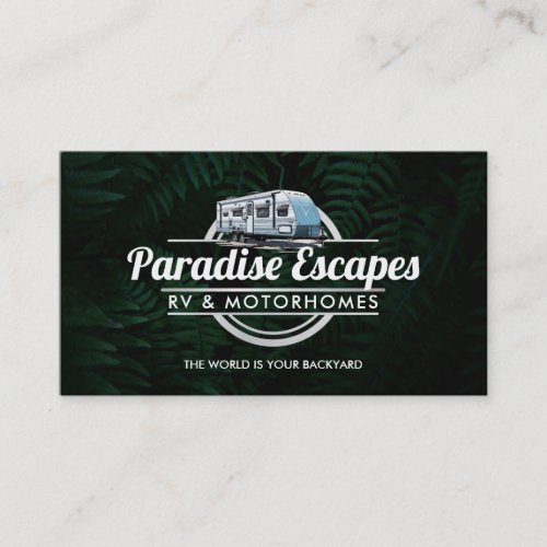 Camper Slogans business cards