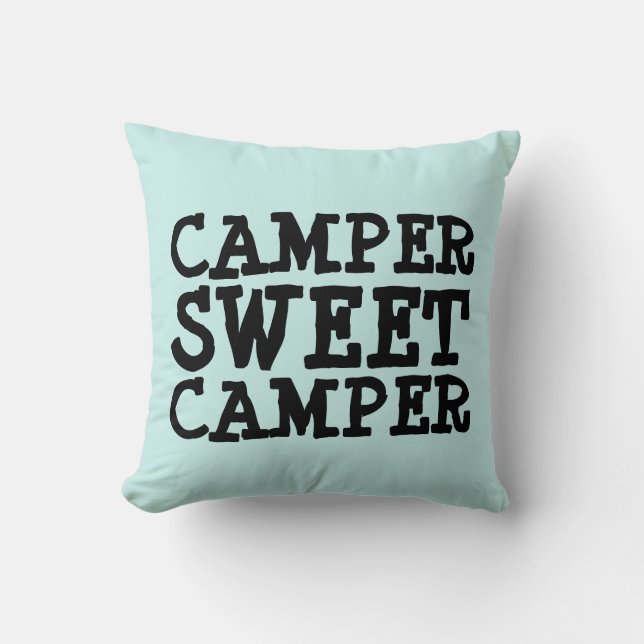 CAMPER SWEET CAMPER THROW PILLOW (Front)