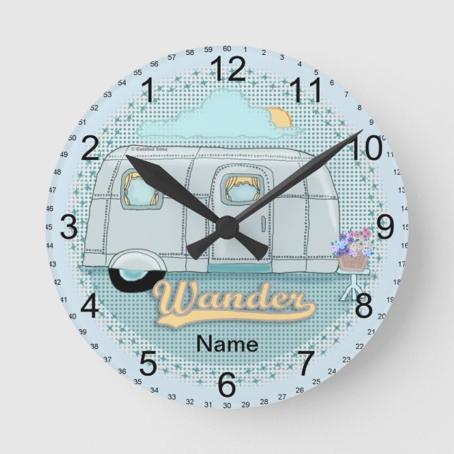 Camper Trailer Clock  (Front)