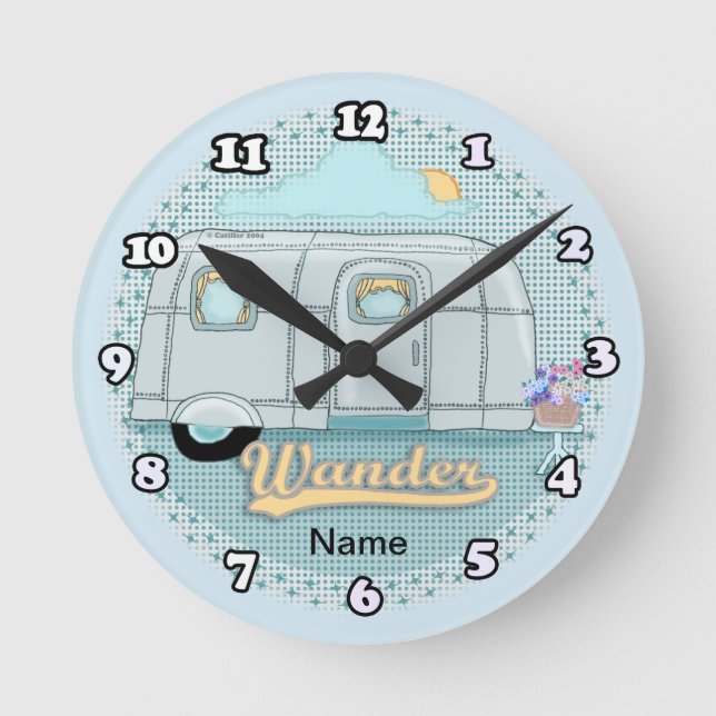 Camper Trailer Clock  (Front)