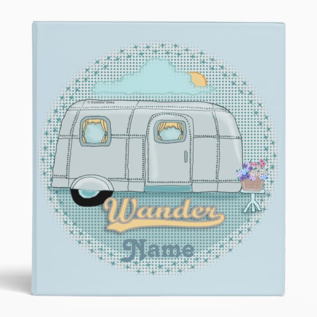 Camper Trailer custom binder  (Front)