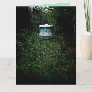 CAMPER TRAILER FUNNY BIRTHDAY GREETING CARD