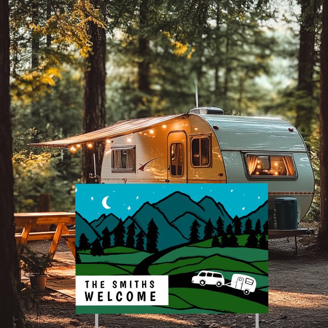 Camper Trailer RVing CUSTOMIZED & SITE OCCUPIED  Sign (Camper Trailer RVing CUSTOMIZED & SITE OCCUPIED Sign
)