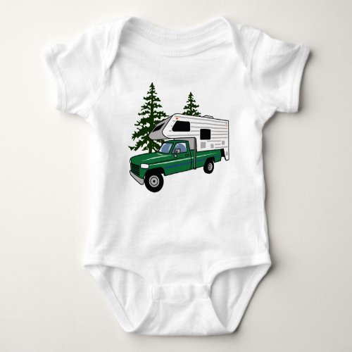 Camper Truck Baby Bodysuit