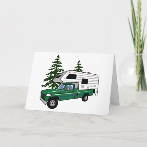 Camper Truck Card