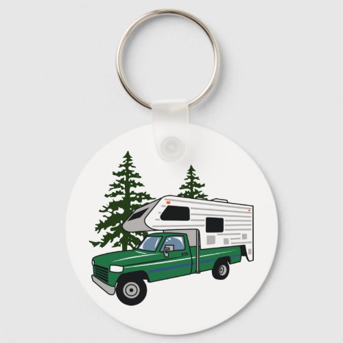 Camper Truck Keychain