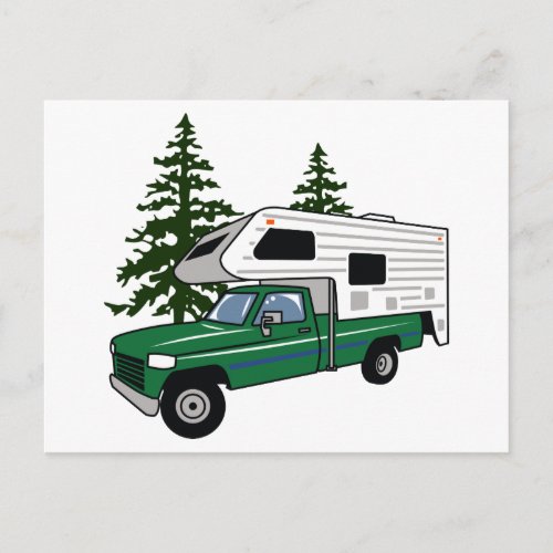 Camper Truck Postcard