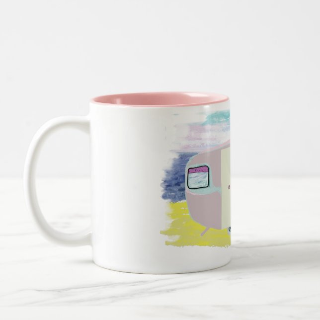 Camper Two-Tone Coffee Mug (Left)
