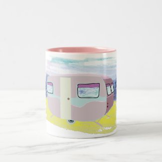 Camper Two-Tone Coffee Mug