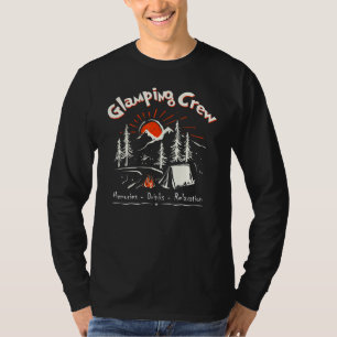 Camper Vacation Glamping Crew Memories Fire Friend T-Shirt
