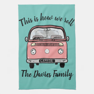 Camper van accessories this is how we roll kitchen towel