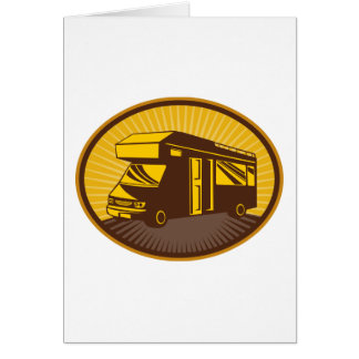 Camper van caravan mobile home cards
