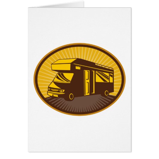 Camper van caravan mobile home cards (Front)