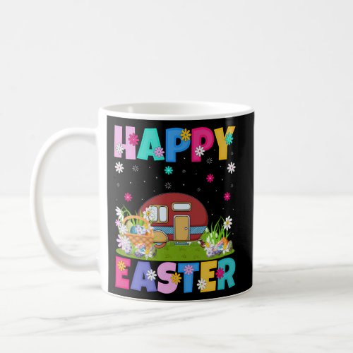 Camper Van Happy Easter Camper Van Easter Sunday Coffee Mug