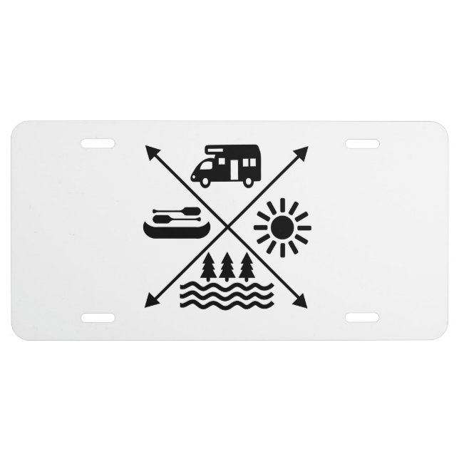 Camper Van License Plate (Front)