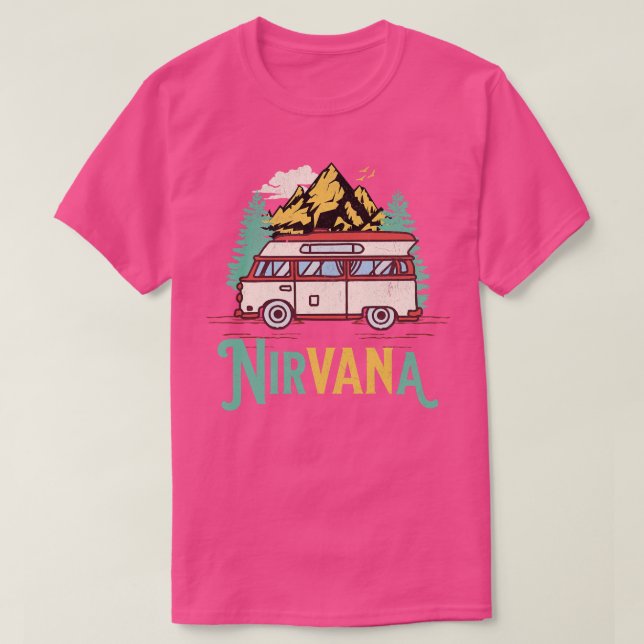 Camper Van Life Camping Nirvana T-Shirt (Design Front)