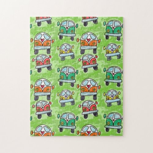 Camper Van Road Trip Jigsaw Puzzle