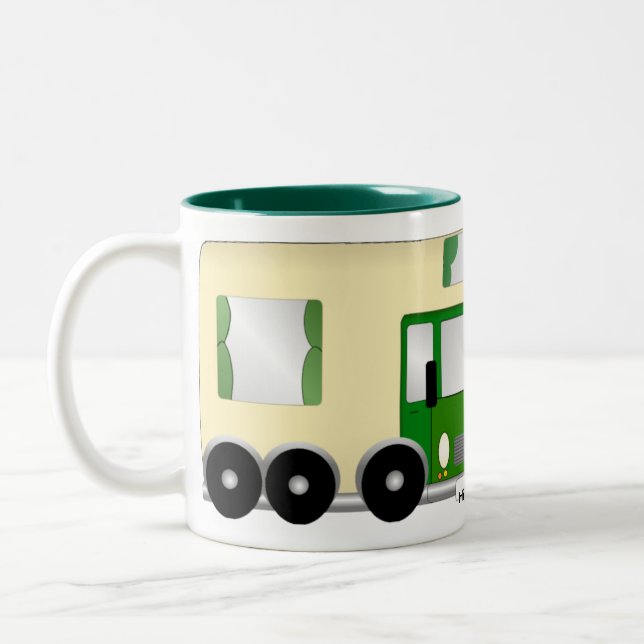 Camper Van / RV Two-Tone Coffee Mug (Left)