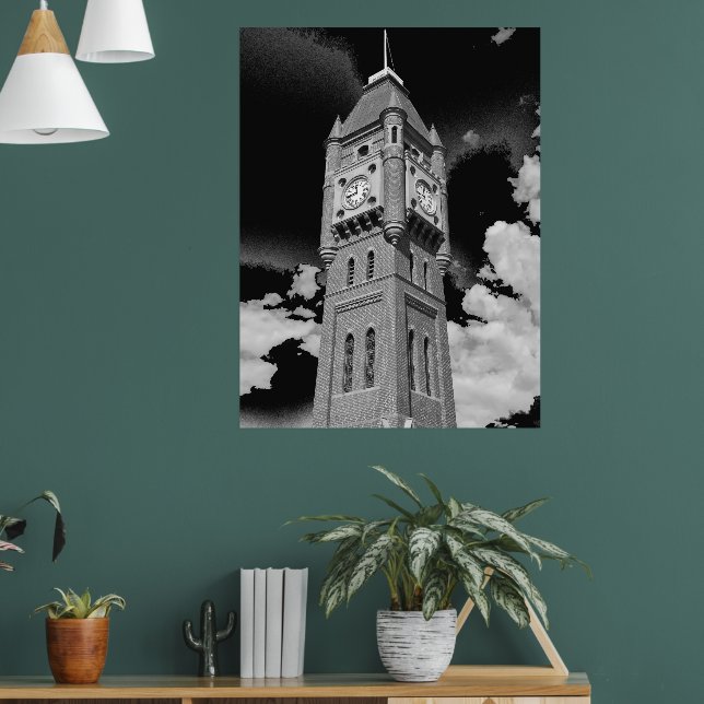 Camperdown Clock Tower Keeper of Time  Poster (Living Room 1)