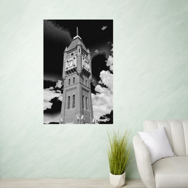 Camperdown Clock Tower Keeper of Time  Wall Decal (Living Room)
