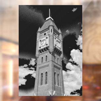 Camperdown Clock Tower Keeper of Time Window Cling