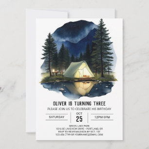 Camper's Forest Quest Birthday Invitation