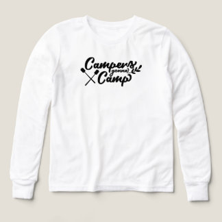 Campers Gonna Camp Quote | Funny Camping & Outdoor Tri-Blend Shirts