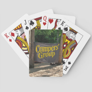 Campers' Group Playing Cards