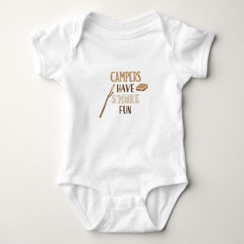 Campers have smore Fun Baby Bodysuit