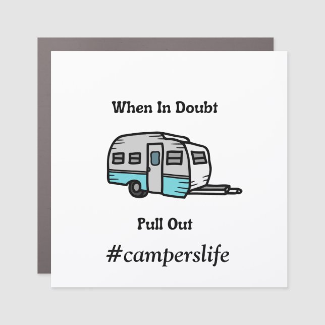 Campers Life Car Magnet (Front)
