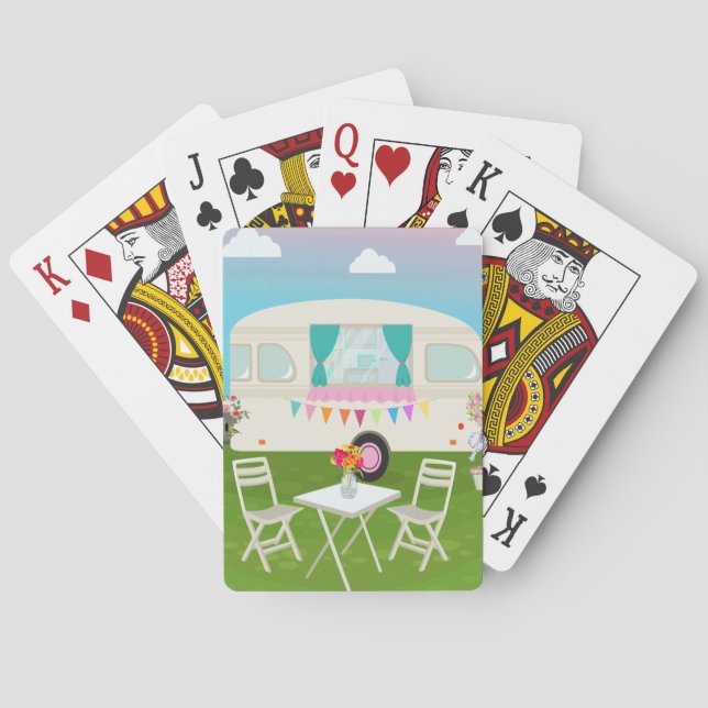 Campers Playing Cards (Back)
