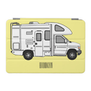 Campervan cartoon illustration iPad mini cover