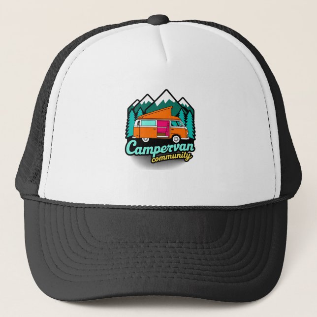 Campervan community trucker hat (Front)