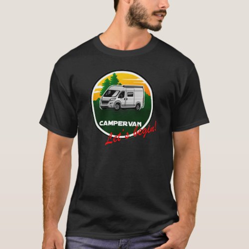 CamperVan Lover T_Shirt