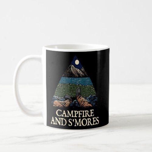 Campfire and Smores Food Camping Foodie Camper Va Coffee Mug