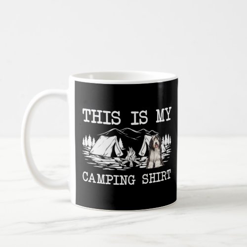 Campfire Bearded Collie Dog This Is My Camping  Coffee Mug