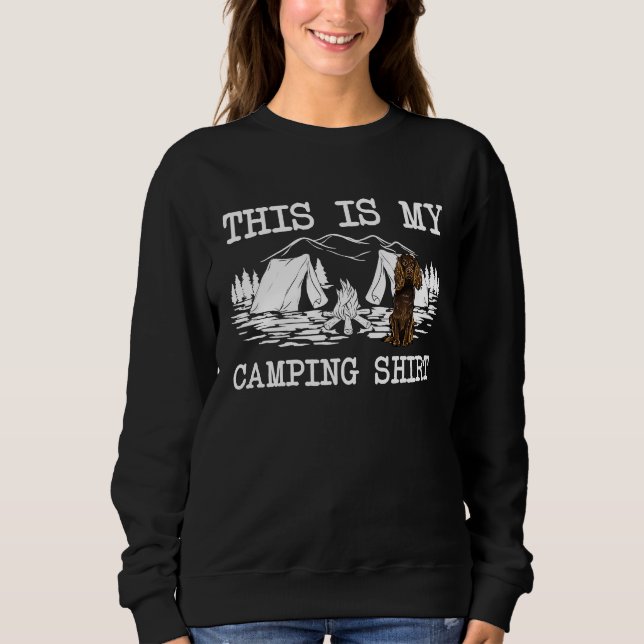 Campfire Boykin Spaniel Dog This Is My Camping Sweatshirt (Front)