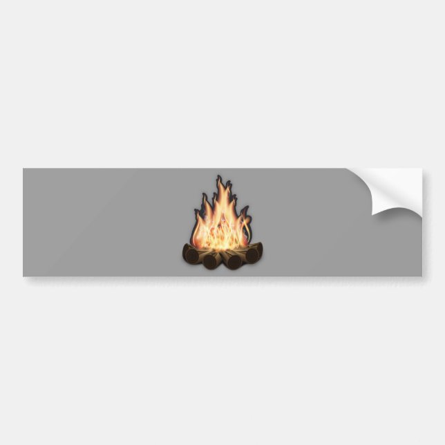 Campfire Bumper Sticker (Front)