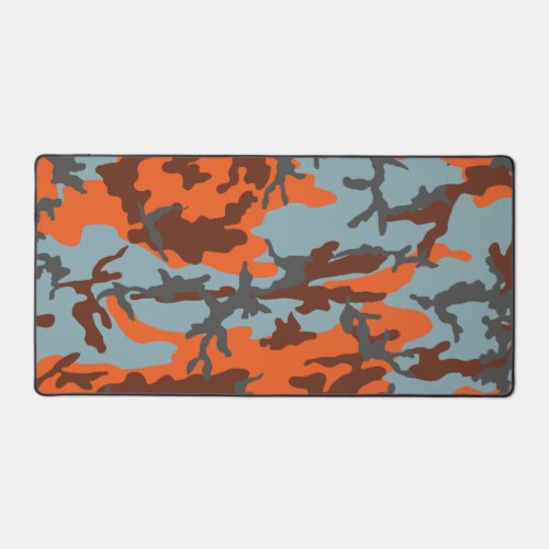 Campfire Camo Military Camouflage Armed Forces Desk Mat