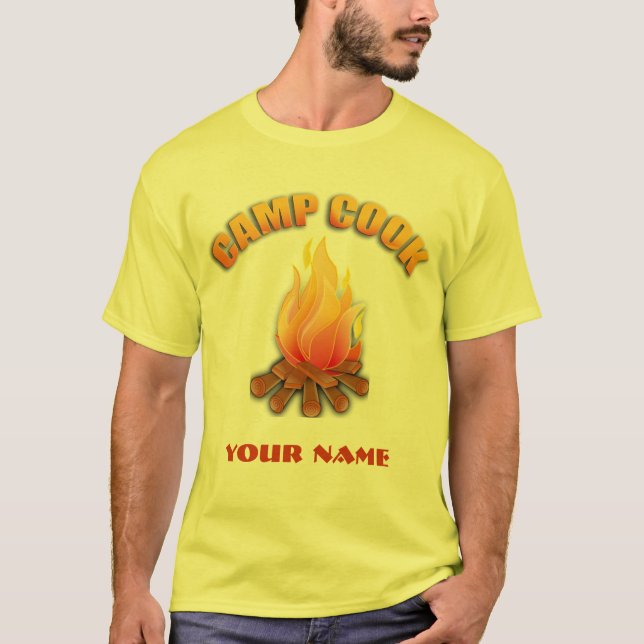 Campfire Camp Cook T-shirt (Front)