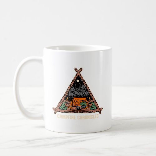 Campfire Chronicles Wildlife Camping Outdoor Campe Coffee Mug