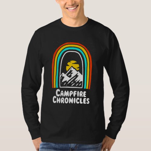 Campfire Chronicles Wildlife Camping Outdoor Campe T_Shirt