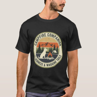 Campfire Companion Wilderness & Wagging Tails Vint T-Shirt