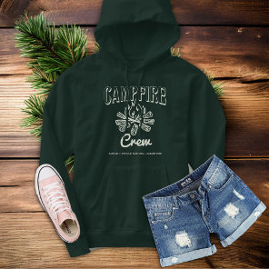 Campfire Crew Bridesmaid Cam Bachelorette Gift Hoodie