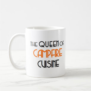 campfire cuisine queen coffee mug