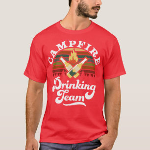 Campfire Drinking Team Camping T-Shirt
