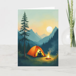 Campfire Fathers Day Card